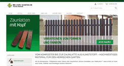 Desktop Screenshot of nie-mehr-streichen.de